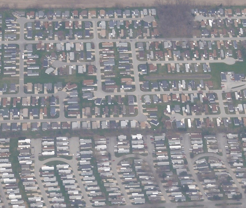 Suburbs from the sky. Credit: flickr/pinkmoose